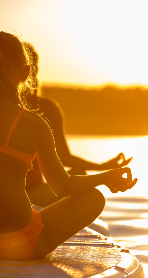 événement ponctuel de sport ou bien être, yoga paddle nature